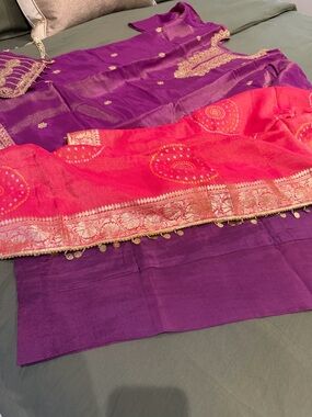 Beautiful tissue silk suit